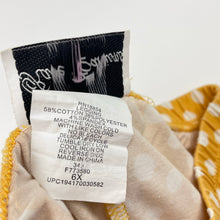 Load image into Gallery viewer, Girls Rare Editions, yellow &amp; white spot leggings, Inside leg: 46cm, EUC, size 6,  
