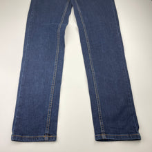 Load image into Gallery viewer, Boys Target, dark stretch denim jeans, adjustable, inside leg: 77cm, EUC, size 16,  