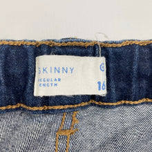 Load image into Gallery viewer, Boys Target, dark stretch denim jeans, adjustable, inside leg: 77cm, EUC, size 16,  