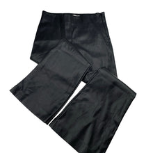 Load image into Gallery viewer, Girls Zara, black faux leather pants, elasticated, Inside leg: 51cm, EUC, size 9,  