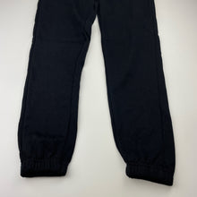 Load image into Gallery viewer, Unisex Favourites, black fleece lined track pants, Inside leg: 62cm, EUC, size 12,  