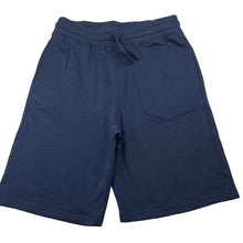 Load image into Gallery viewer, Boys H&amp;M, navy fleece lined shorts, elasticated, EUC, size 14-15,  