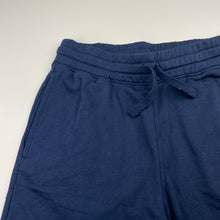 Load image into Gallery viewer, Boys H&amp;M, navy fleece lined shorts, elasticated, EUC, size 14-15,  