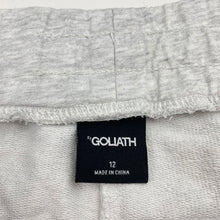 Load image into Gallery viewer, Boys St Goliath, grey marle cotton shorts, elasticated, GUC, size 12,  