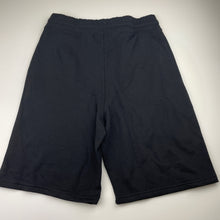 Load image into Gallery viewer, Boys H&amp;M, black fleece line shorts, elasticated, EUC, size 14-15,  