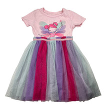 Load image into Gallery viewer, Girls Anko, cotton &amp; tulle party dress, light mark right shoulder, FUC, size 4, L: 50cm