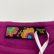 Load image into Gallery viewer, Girls Knot So Bad, lightweight knit short sleeve dress, NEW, size 7-8, L: 53cm