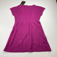 Load image into Gallery viewer, Girls Knot So Bad, lightweight knit short sleeve dress, NEW, size 7-8, L: 53cm