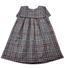 Load image into Gallery viewer, Girls Dear Eli, lined soft feel checked sleeveless dress, no size, armpit to armpit: 28cm, EUC, size 3, L: 50cm