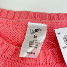 Load image into Gallery viewer, Girls H&amp;T, knit long sleeve dress, NEW, size 6, L: 60cm