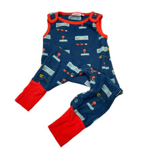 Load image into Gallery viewer, Unisex Moromini, organic cotton romper, wash fade, FUC, size 1,  