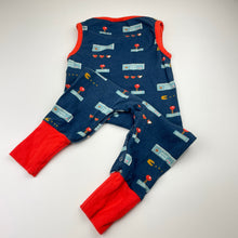 Load image into Gallery viewer, Unisex Moromini, organic cotton romper, wash fade, FUC, size 1,  