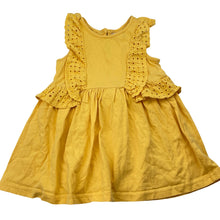 Load image into Gallery viewer, Girls Cotton On, broderie trim cotton summer dress, EUC, size 2, L: 45cm