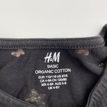 Load image into Gallery viewer, Girls H&amp;M, organic cotton casual summer dress, EUC, size 5-6, L: 53cm