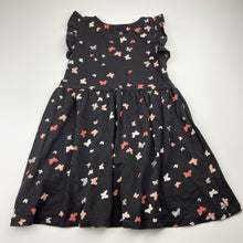 Load image into Gallery viewer, Girls H&amp;M, organic cotton casual summer dress, EUC, size 5-6, L: 53cm