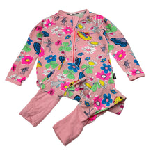 Load image into Gallery viewer, Girls Bonds, X Disney Bugs Life zip wondersuit / zippy / romper, light marks on feet, FUC, size 2,  