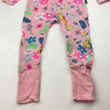 Load image into Gallery viewer, Girls Bonds, X Disney Bugs Life zip wondersuit / zippy / romper, light marks on feet, FUC, size 2,  