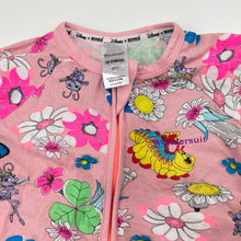 Load image into Gallery viewer, Girls Bonds, X Disney Bugs Life zip wondersuit / zippy / romper, light marks on feet, FUC, size 2,  