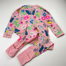 Load image into Gallery viewer, Girls Bonds, X Disney Bugs Life zip wondersuit / zippy / romper, light marks on feet, FUC, size 2,  