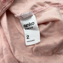 Load image into Gallery viewer, Girls Anko, cotton casaul dress, GUC, size 2, L: 47cm