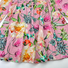 Load image into Gallery viewer, Girls Next, floral cotton long sleeve dress, GUC, size 3-4, L: 50cm