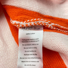 Load image into Gallery viewer, Girls Munich Blue, colourful knitted cotton dress, flower, NEW, size 1, L: 46cm