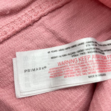 Load image into Gallery viewer, Girls Primark, pink corduroy cotton overalls dress / pinafore, EUC, size 4-5, L: 52cm