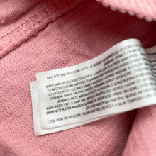 Load image into Gallery viewer, Girls Primark, pink corduroy cotton overalls dress / pinafore, EUC, size 4-5, L: 52cm