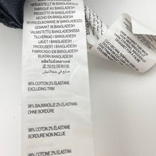 Load image into Gallery viewer, Girls Cotton On, black stretch denim overalls dress / pinafore, EUC, size 3, L: 50cm