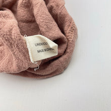 Load image into Gallery viewer, Girls Little Clothing Co, linen/cotton wrap-over dress, EUC, size 2-3, L: 44cm