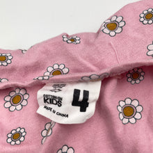 Load image into Gallery viewer, Girls Cotton On, floral cotton long sleeve dress, FUC, size 4, L: 53cm