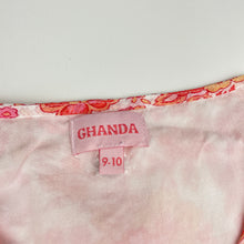 Load image into Gallery viewer, Girls GHANDA, cotton lined floral viscose playsuit, EUC, size 9-10,  