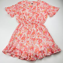 Load image into Gallery viewer, Girls GHANDA, cotton lined floral viscose playsuit, EUC, size 9-10,  