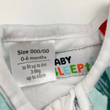 Load image into Gallery viewer, Girls BABY SLEEPTIME, 2.5 Tog jersey cotton sleeping bag, EUC, size 000-00,  
