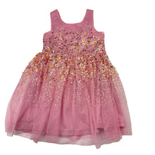 Load image into Gallery viewer, Girls Origami, pink tulle &amp; sequin party dress, GUC, size 3, L: 57cm