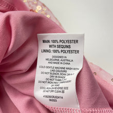 Load image into Gallery viewer, Girls Origami, lined tulle &amp; sequin party dress, EUC, size 2, L: 50cm