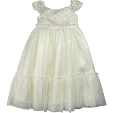 Load image into Gallery viewer, Girls H&amp;M, lined floral lace &amp; tulle party / formal dress, EUC, size 3, L: 65cm