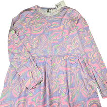 Load image into Gallery viewer, Girls Cotton On, colourful cotton long sleeve dress, NEW, size 13-14, L: 81cm