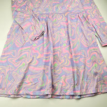 Load image into Gallery viewer, Girls Cotton On, colourful cotton long sleeve dress, NEW, size 13-14, L: 81cm