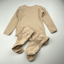 Load image into Gallery viewer, Unisex Baby Berry, ribbed coverall / romper, NEW, size 1,  