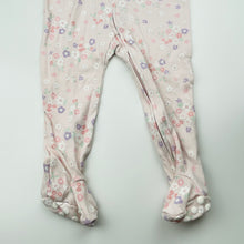 Load image into Gallery viewer, Girls Baby Berry, floral cotton zip coverall / romper, NEW, size 1,  