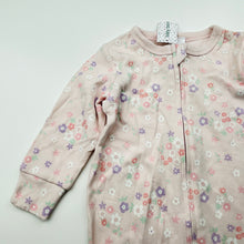 Load image into Gallery viewer, Girls Baby Berry, floral cotton zip coverall / romper, NEW, size 1,  