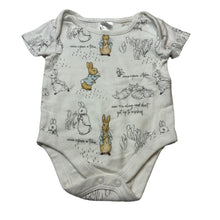 Load image into Gallery viewer, Unisex Beatrix Potter, Peter Rabbit cotton bodysuit / romper, EUC, size 000,  