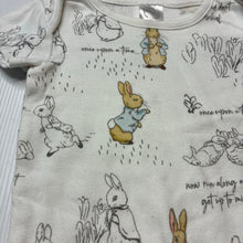 Load image into Gallery viewer, Unisex Beatrix Potter, Peter Rabbit cotton bodysuit / romper, EUC, size 000,  