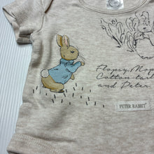 Load image into Gallery viewer, Unisex Beatrix Potter, Peter Rabbit cotton bodysuit / romper, GUC, size 000,  