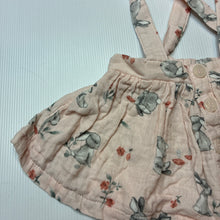 Load image into Gallery viewer, Girls Baby Baby, lightweight cotton suspender skirt, elasticated, EUC, size 000,  