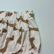 Load image into Gallery viewer, Girls Baby Berry, cotton shorts, elasticated, dogs, GUC, size 0,  