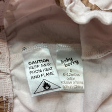 Load image into Gallery viewer, Girls Baby Berry, cotton shorts, elasticated, dogs, GUC, size 0,  