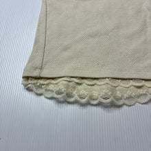 Load image into Gallery viewer, Girls SUSUSKOSHI, lace trim organic cotton blend top, EUC, size 000,  