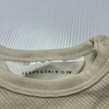 Load image into Gallery viewer, Girls SUSUSKOSHI, lace trim organic cotton blend top, EUC, size 000,  